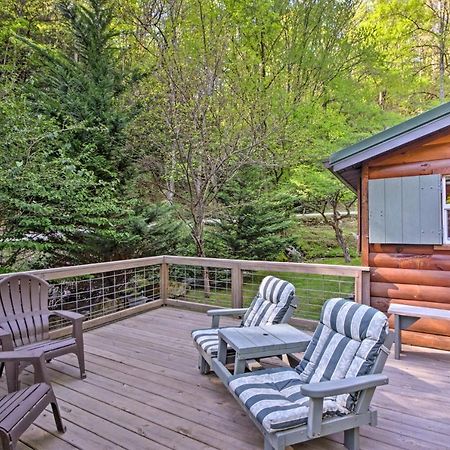 Bryson City Cabin With Fire Pit On Coopers Creek! Exterior foto